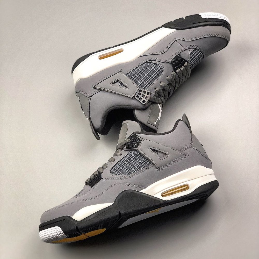AirJordan 4 " Cool Grey " AJ4 Joe 4 Cool Grey Mouse - Picture 1 of 6